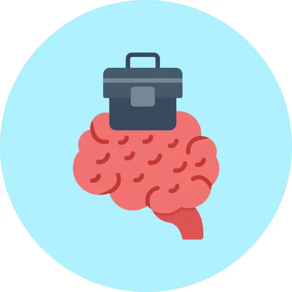 Işık arkaplanda evrak çantalı beyin