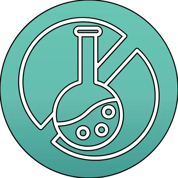 Bir kimyasal simgenin vektör illüstrasyonu