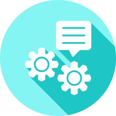 Ayarlar ve çarklar için iş yönetimi dairesi simgesi