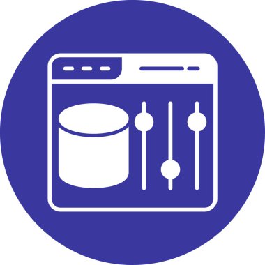 Modern b 'nin vektör illüstrasyonu eksik simgesi