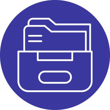 Belge simgesinin vektör illüstrasyonu