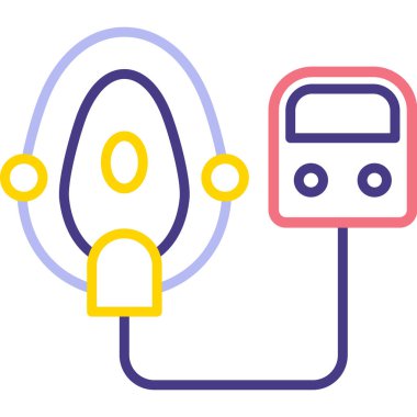 Modern b 'nin vektör illüstrasyonu eksik simgesi