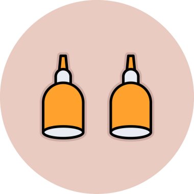 Bira şişesi. Basit tasarım