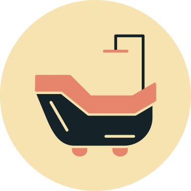 alışveriş simgesi vektör illüstrasyonu