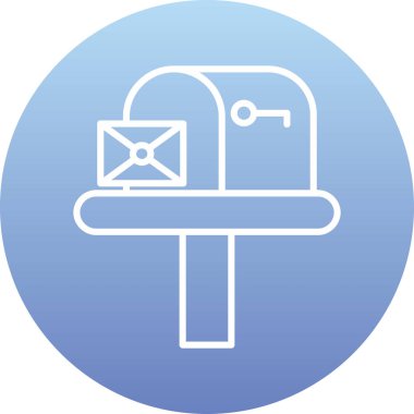 E- posta simgesi vektör illüstrasyonu