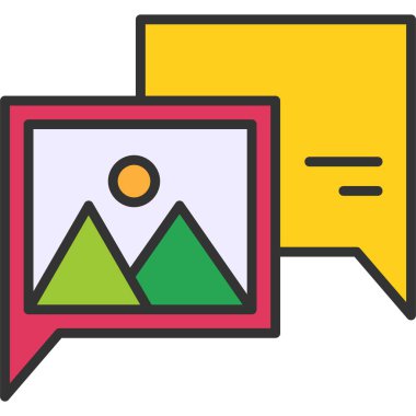 Sohbet ileti simgesi - özet biçimi