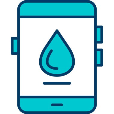 akıllı telefon simgesi vektör illüstrasyonu