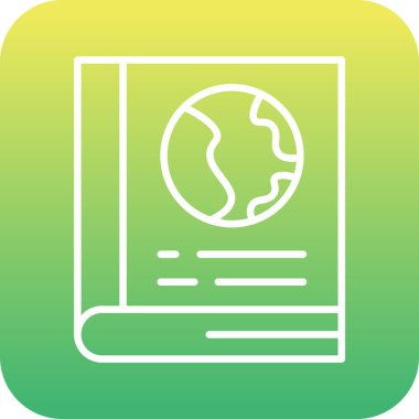 Eşsiz dünya çapında vektör simgesi