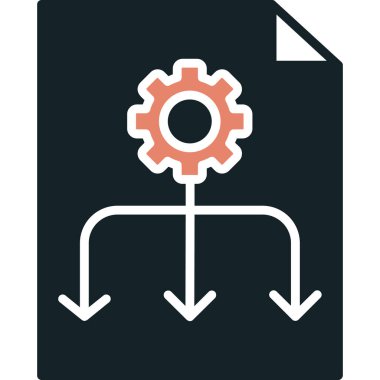 kabartma düz vektör simgesi ayarlanıyor