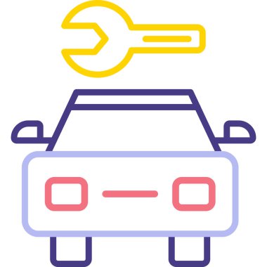 Araba servisi. Web simgesi