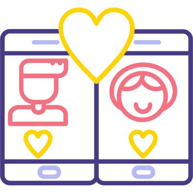 bebek aşk çocuk simgesi Taslak biçiminde