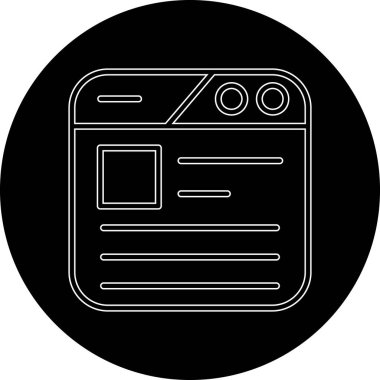 seo modern simgesinin vektör illüstrasyonu