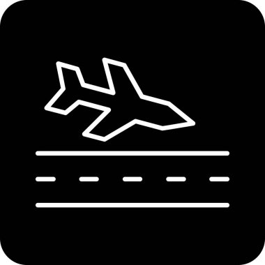 Uçak. Web simgesi basit illüstrasyon