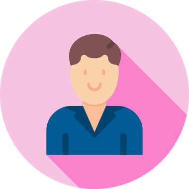 man simgesi, vektör illüstrasyonu