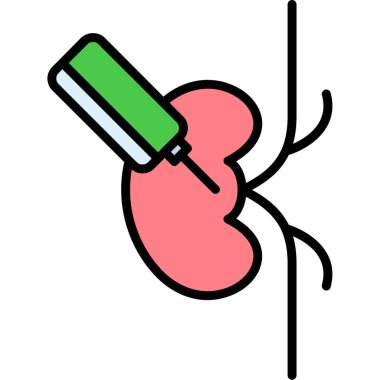 Tıbbi bir simgenin vektör illüstrasyonu