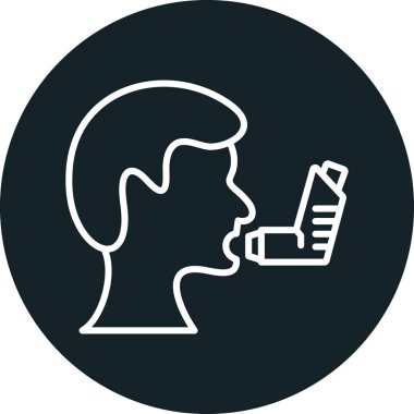 Sigaralı bir adamın vektör çizimi