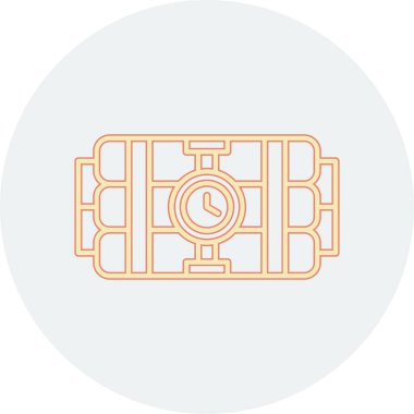 Tek bir simgenin vektör illüstrasyonu