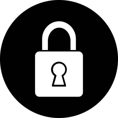 Kilidin vektör illüstrasyonu