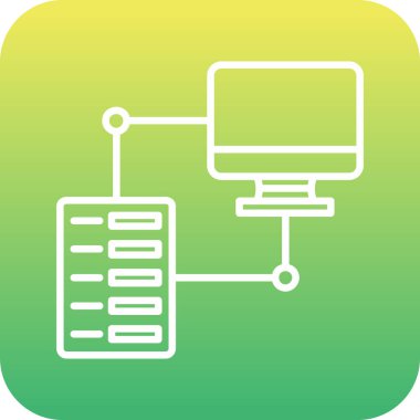 seo modern simgesinin vektör illüstrasyonu