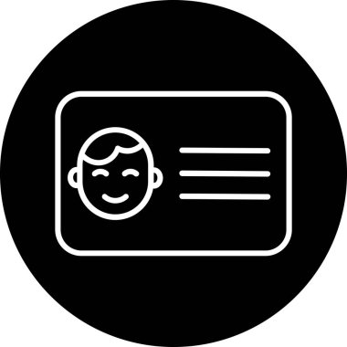 kart simge vektör çizim