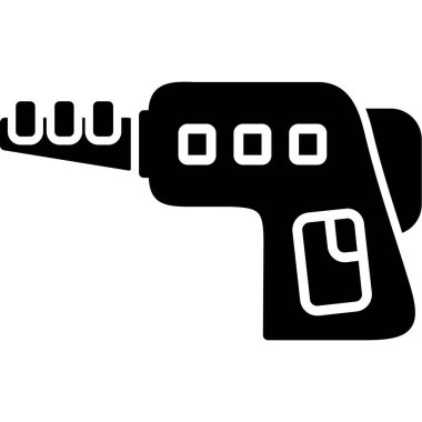 silah simgesi vektör illüstrasyonu