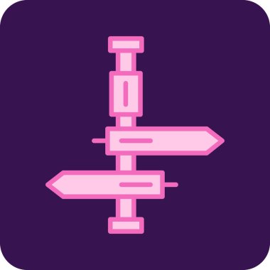 Harita yön bulma simgesi. Web için GPS vektör simgelerinin özet çizimi