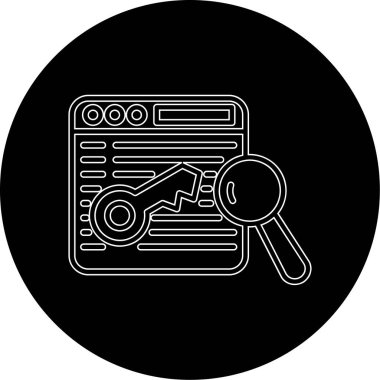 Moda Biçiminde Arama Simgesi İzole Arkaplanı