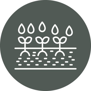 bitki simgesi vektör illüstrasyonu