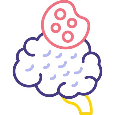 Bulut simgesi vektör illüstrasyonu