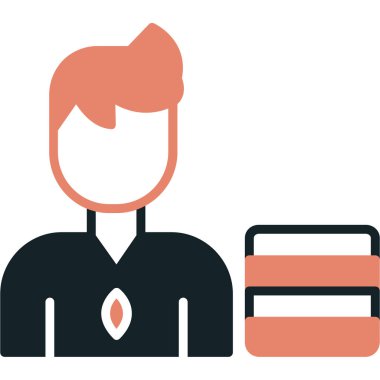 man simgesi vektör illüstrasyonu