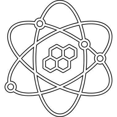 Bilim molekülü ikonu