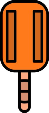 Çizgi film simgesinin vektör çizimi