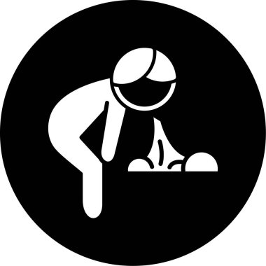 Dizüstü bilgisayarı olan bir adamın vektör çizimi