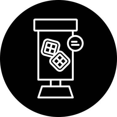 Gıda simgesinin vektör illüstrasyonu