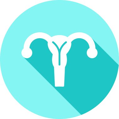 kadın göğüs kanseri ikonu, basit vektör çizimi