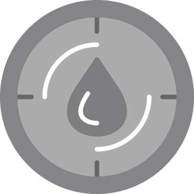 damla simgesi, vektör illüstrasyonu