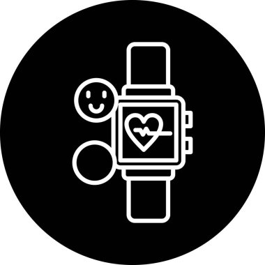 akıllı saat simgesi, basit tasarım