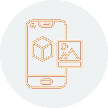 cep telefonu ikonu vektör illüstrasyonu