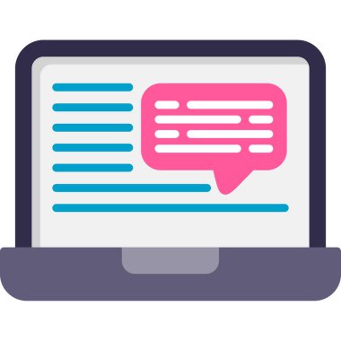 Bilgisayar. Web simgesi vektör illüstrasyonu