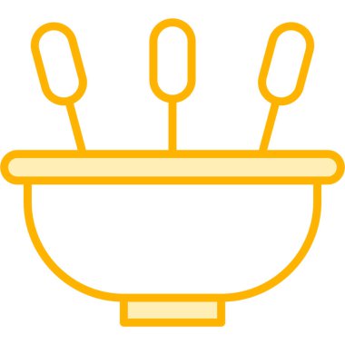 Gıda Web ikonu vektör illüstrasyonu