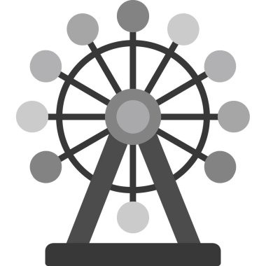 Ferris Wheel eğlence parkı simgesi