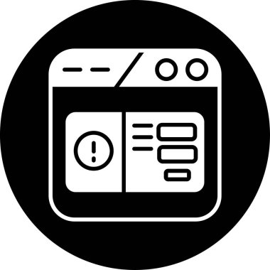 Modern b 'nin vektör illüstrasyonu eksik simgesi.