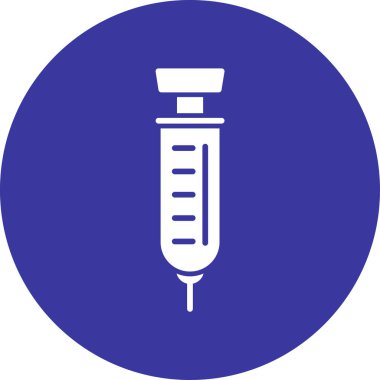 Şırınga simgesinin vektör illüstrasyonu