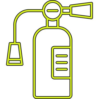 gaz söndürücü simgesi, özet biçimi