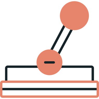 Kalem. Web simgesi basit illüstrasyon