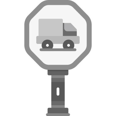 araba simgesi vektör illüstrasyonu