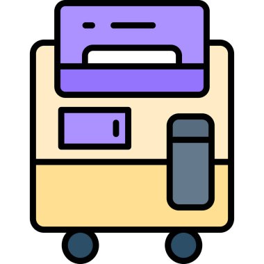 servis simgesi vektör illüstrasyonu