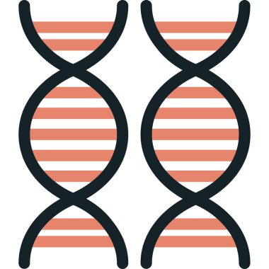 DNA simgesi, illüstrasyon, vektör
