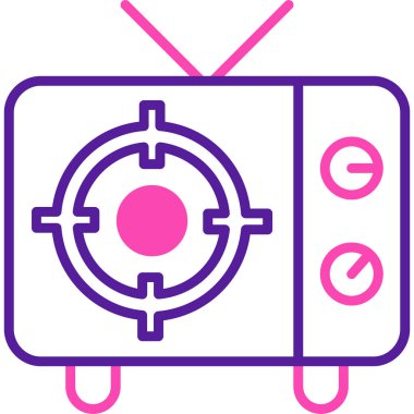 Kamera simgesi, vektör illüstrasyonu