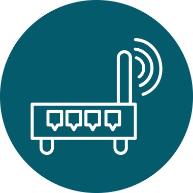 Modern b 'nin vektör çizimi yönlendirici simgesinden yoksun